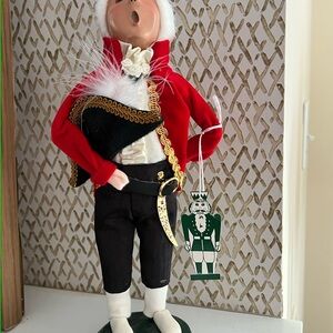 BYERS CHOICE NUTCRACKER SERIES THE PRINCE 1998 1ST ED - NWT